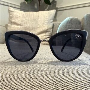 Quay Australia Dark Cat-Eye Sunglasses